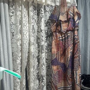 City Triangles One Shoulder Multicolor Dress